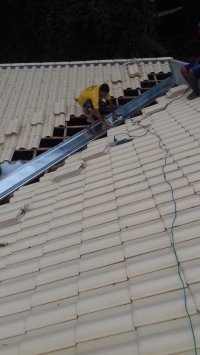 Instalações  realizadas pela equipe Casa Calhas